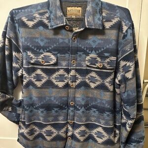 North River Outfitters Men's Aztec Print Shirt Jacket Size Medium